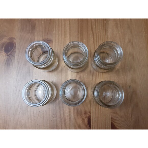 6 Small Glass Jars - Picture 2 of 4